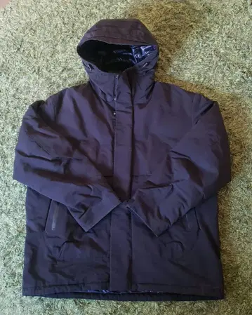 유니클로+J 하이브리드 다운 오버 사이즈 후드티 L 블랙