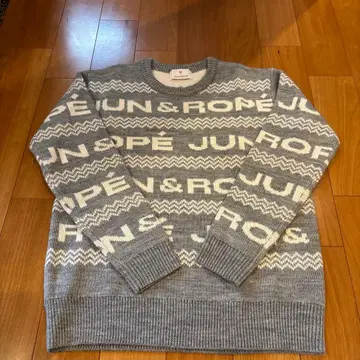 JUN&ROPE 그레이 스웨터 M