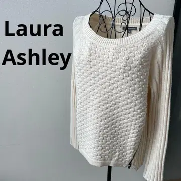 LAURA ASHLEY 니트 스웨터 사이드 지퍼 M