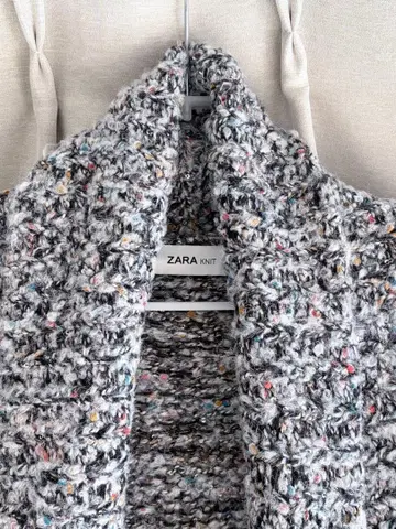 ZARA 니트 롱 가디건 코트