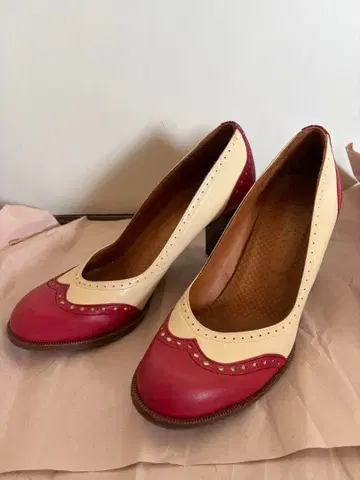 치에미하라 가죽 펌프스 39