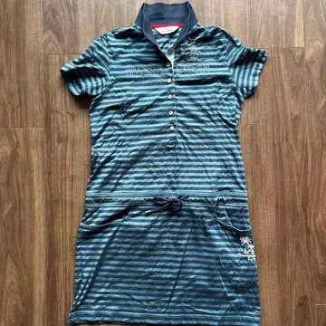 Munsingwear 스트라이프 골프 원피스