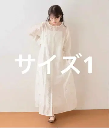 원피스 [모리카와 기획] 시어 비쥬 원피스 사이즈 1