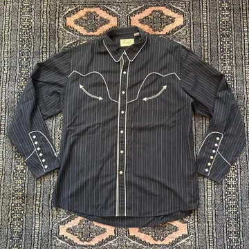 90s Scully 웨스턴 셔츠