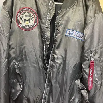 에어포스 MA-1 자켓 그레이
