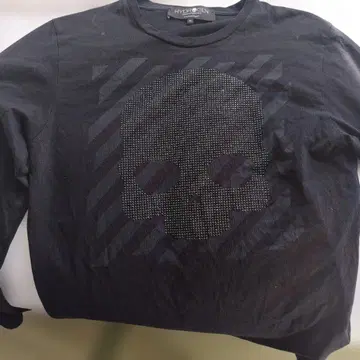 HYDROGEN 스컬 롱 T셔츠 M 사이즈 블랙