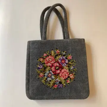 FEILER 꽃무늬 자수 핸드백