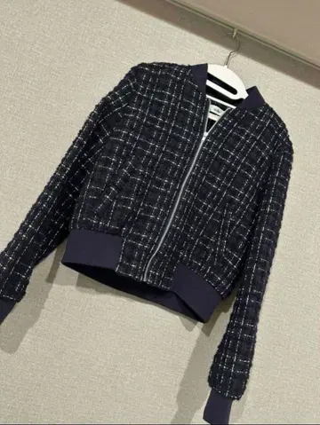 sheller 셰리에 트위드 블루종