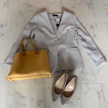 [ 시치고산 세트 ] 자켓 새상품, 로페 핸드백, 펌프스 24cm