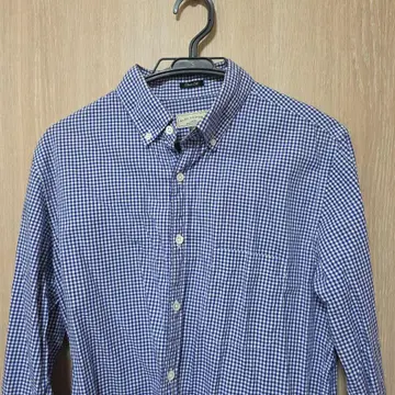 나노 유니버스 체크 무늬 긴팔 셔츠