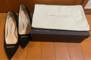 PELLUCO 블랙 하이힐 36