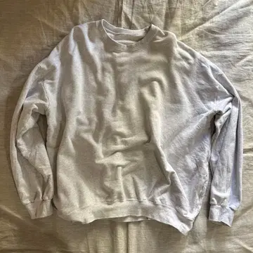 쿠메 섬유 제작 빅 시리즈 맨투맨 그레이