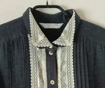 miyaco 레이스 카라 튜닉