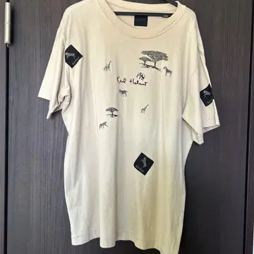 Karl Helmut 동물 프린트 T셔츠