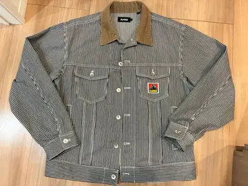 XLARGE 스트라이프 데님 자켓 L