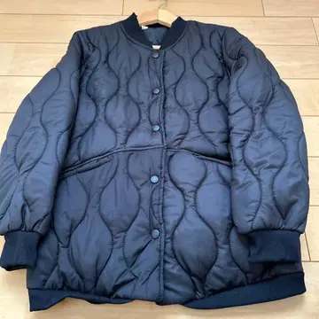 블랙 퀼팅 자켓