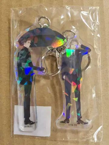 요네다 코우 지저귀는 새는 날지 않는다 홀로그램 아크릴 키링 2종 세트