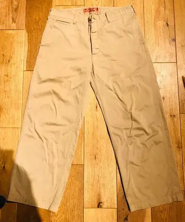 텐더 로인 워크 팬츠 베이지 치노 팬츠 M 사이즈