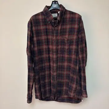 L.L.Bean 체크 무늬 플란넬 긴팔 셔츠