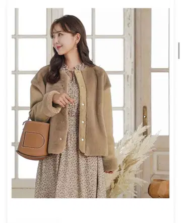 vaniller 인조 모피 자켓! 모카!