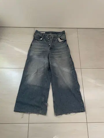 ZARA 와이드 데님 팬츠 EUR 38