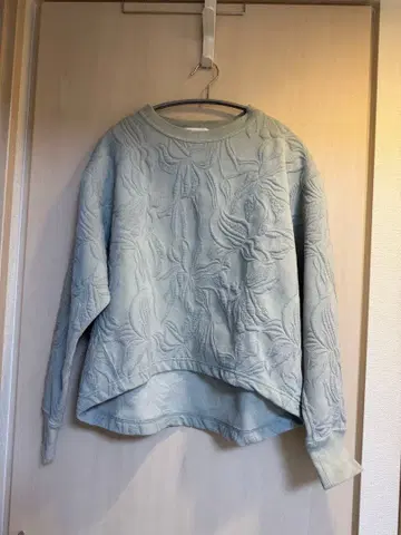 UNITED ARROWS 자카드 맨투맨 풀오버