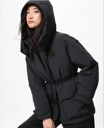 유니클로 하이브리드 다운 코트