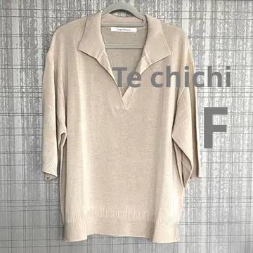 Te chichi 카라 부착 스키퍼 니트