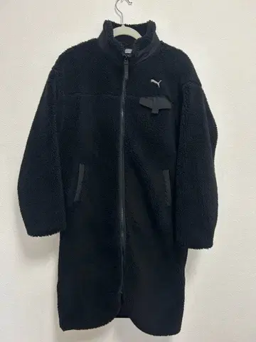 여성용 아우터 PUMA 블랙 벤치 코트 롱 M