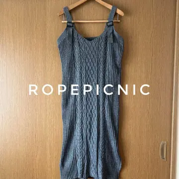 [ ROPEPICNIC ] 로페피크닉 살로펫 니트 원피스