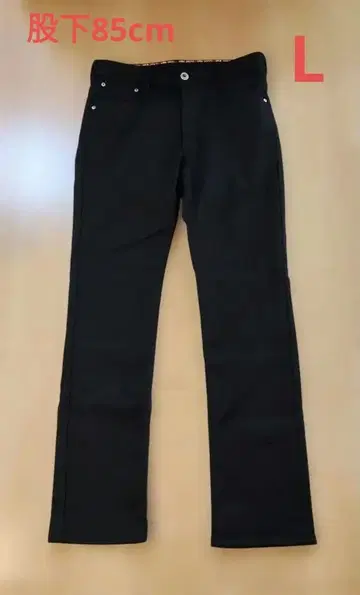 EDWIN 저지 스트레이트 데님 팬츠 블랙 (L)