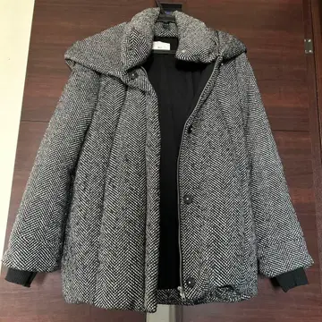 SLY 헤링본 무늬 다운 자켓