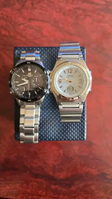 CASIO 쿼츠 손목시계 실버 남성용, 여성용