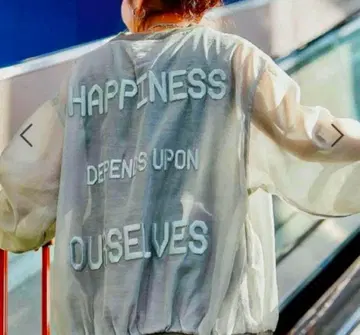 be with M Misayo 로고 시어 가디건