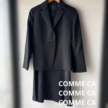 COMME CA 관혼상제 싱글 버튼 스커트 셋업