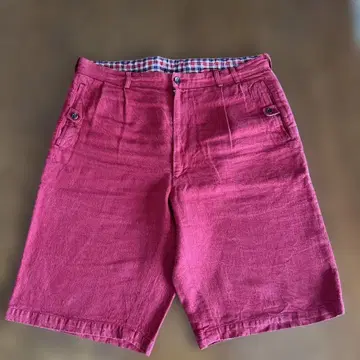 파파스 하프 팬츠 빨간색 LL