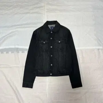 새상품급 Gap 갭 데님 자켓 G 블랙 XS 코튼 100%