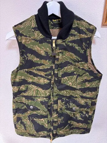 BLUCO 부루코 타이거 카모플라주 다운 베스트