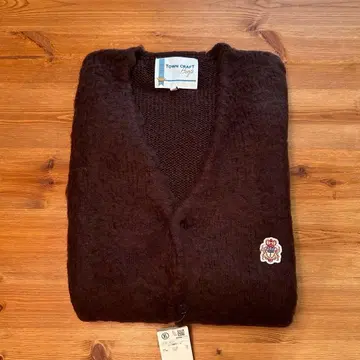 coen 코엔 TOWNCRAFT 별주 샤기 니트 가디건 XL
