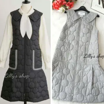 르네 퀼팅 원피스 베스트 코트