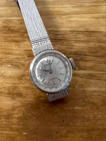 시티즌 여성용 앤티크 수동 와인딩 손목시계