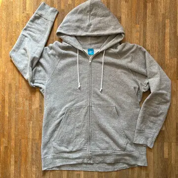 Good On 구드온 일본제 래글런 지퍼 후드 맨투맨 그레이 L