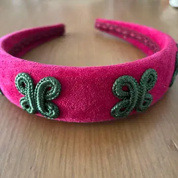 ETRO 핑크 헤어밴드