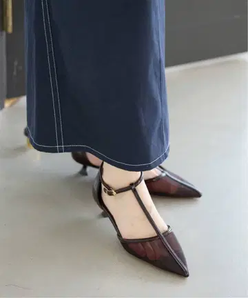 3.5cm T 스트랩 시어 펌프스