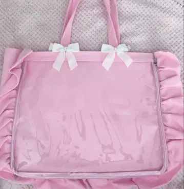 자카마트 이타백 캐리온백 A3 프릴 핑크