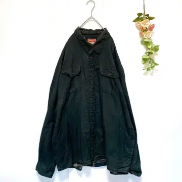 빅 사이즈 Wrangler 긴팔 셔츠 자켓 안감 체크 3XL