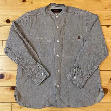 UNIVERSAL OVERALL 스트라이프 셔츠 긴팔 M 사이즈