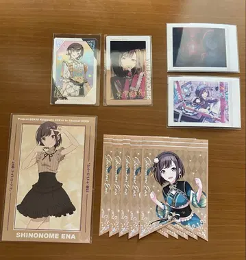 프로세카 시노노메 에나 묶음 판매 에피카 그리팅 카드 감사제 금박