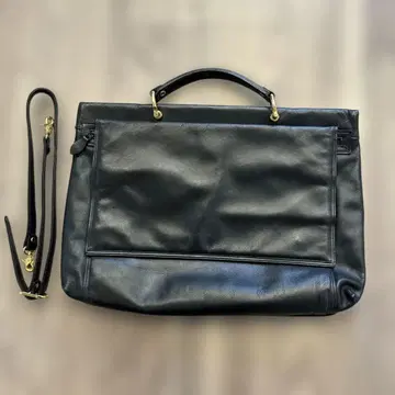 천연 가죽 고급 비즈니스 백 미사용 (노후화 있음)