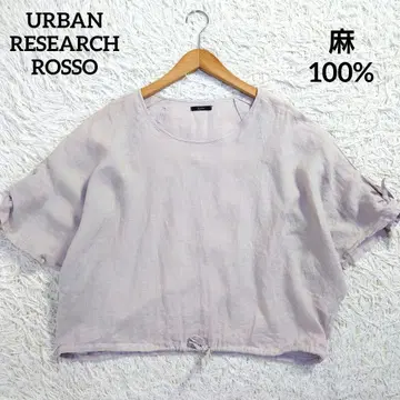 어반리서치 로쏘 리본 슬리브 풀오버 린넨 100% 린넨 변형 F
